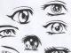 אנימה עיניים צורות איך לצייר עיניים בסגנון אנימה