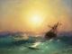 Eseja pēc Aivazovska gleznas “Vētra Melnajā jūrā” Aivazovska vētra Melnajā jūrā apraksts