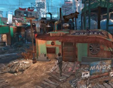 Fallout 4 איפה עיר היהלומים